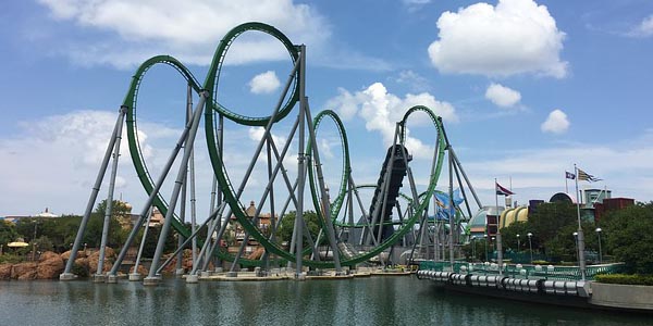 The Incredible Hulk Coaster at Universal's Islands of Adventure, Orlando